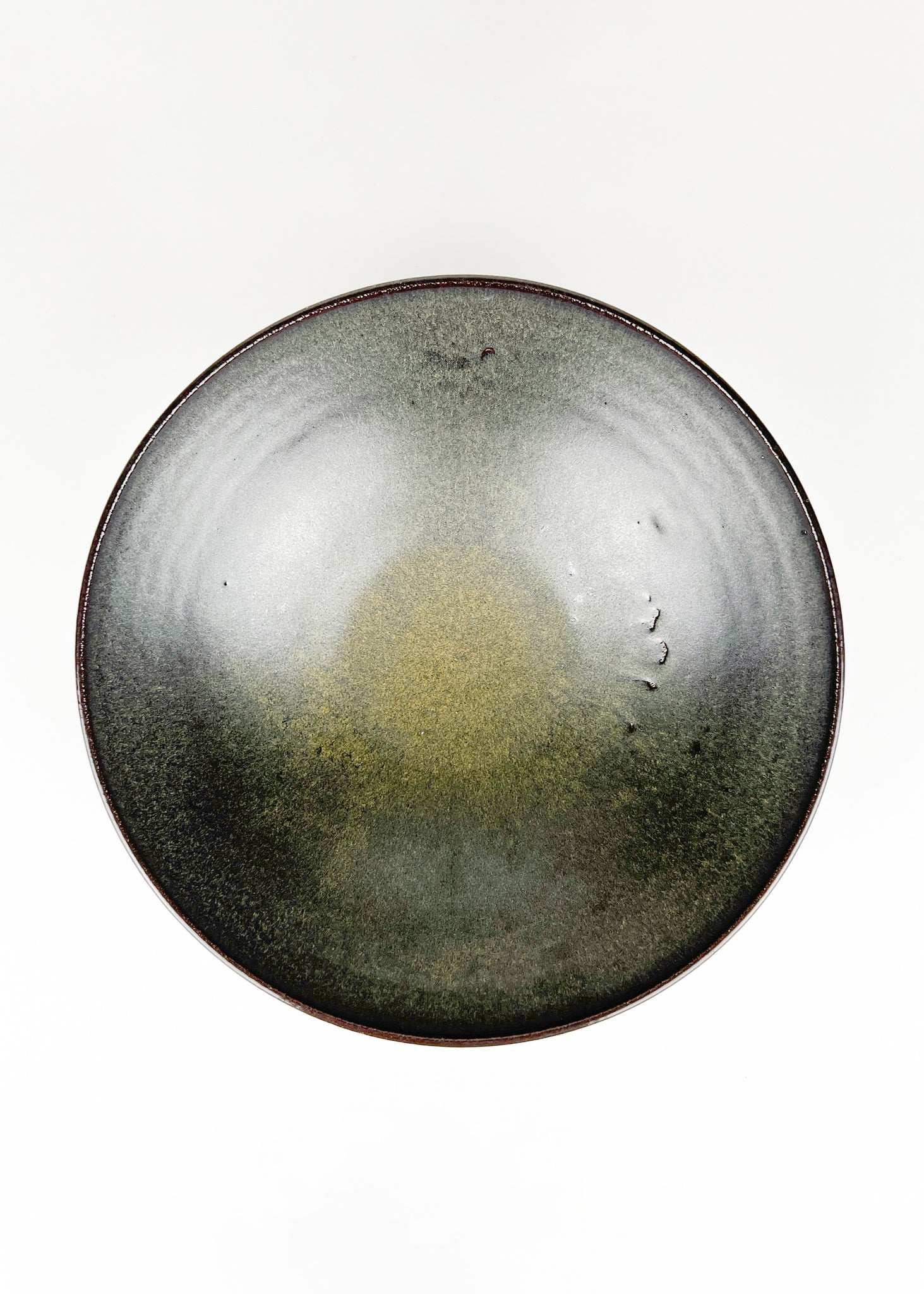 forest green medium serving bowl