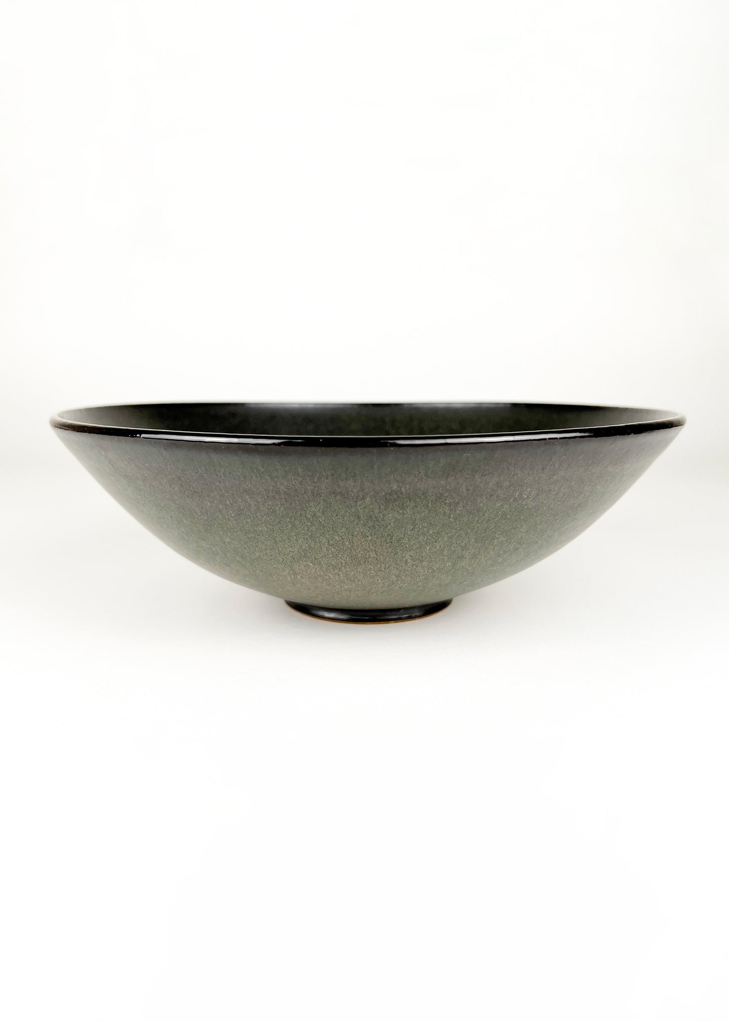 forest green medium serving bowl