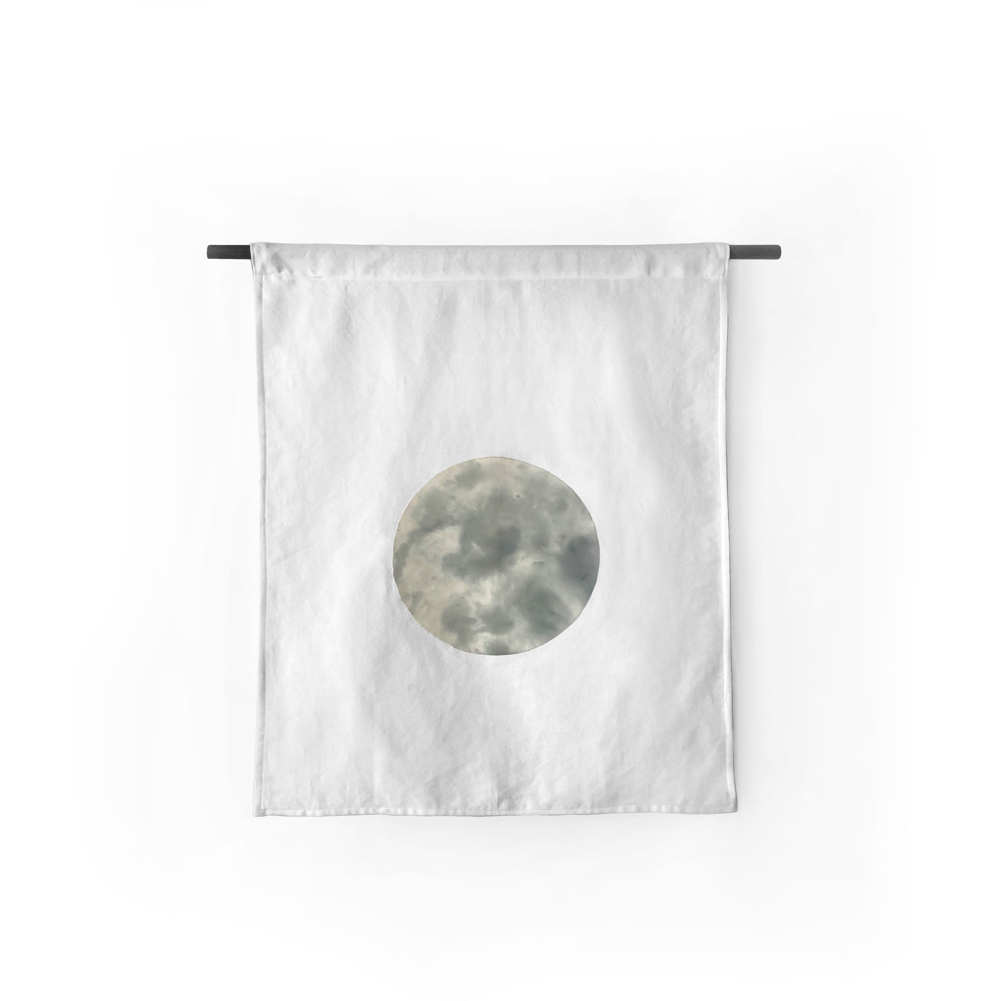 hand dyed moon flag