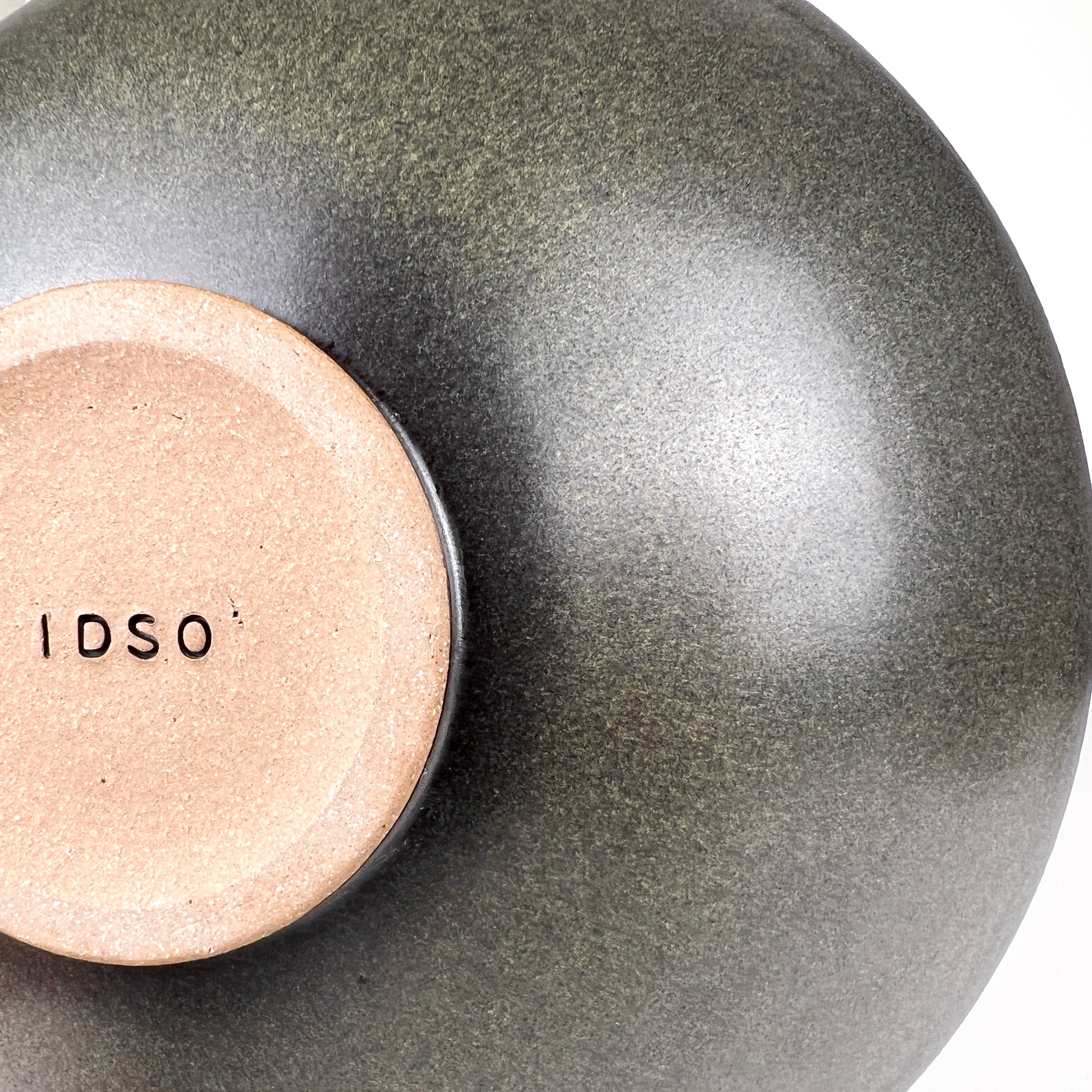forest green medium serving bowl