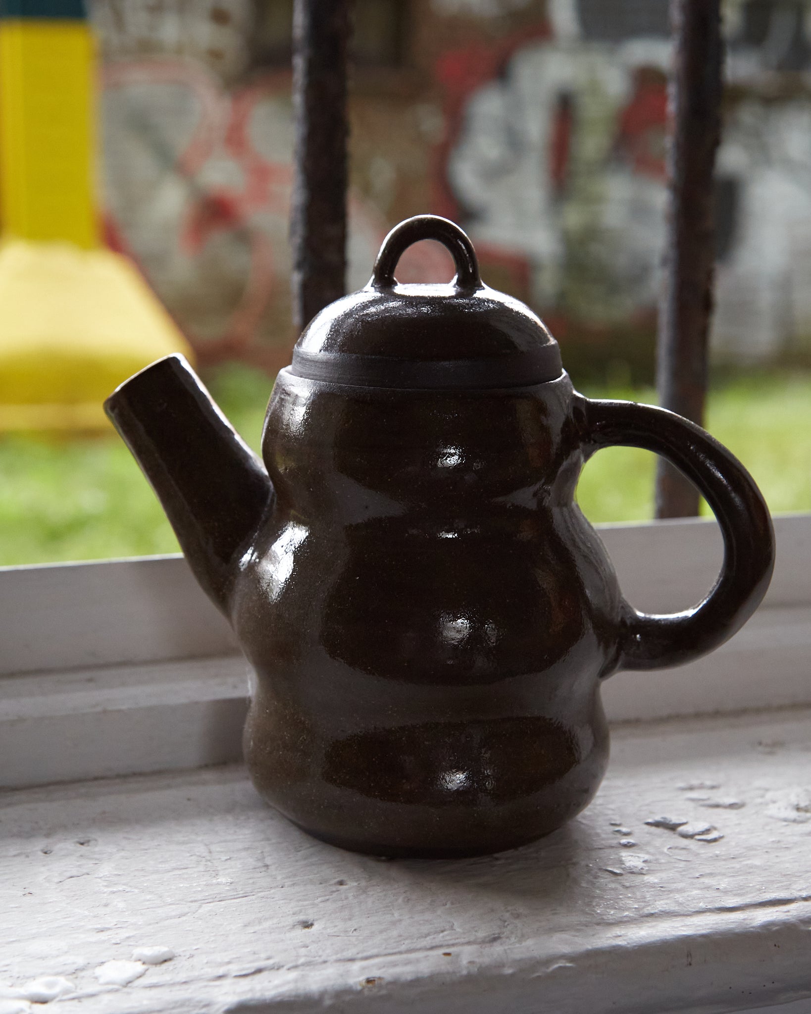 hand built teapot